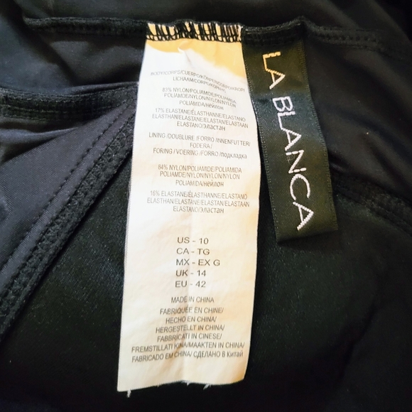 La Blanca Tankini Bathing Suit Top - Picture 4 of 4